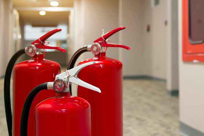 three-fire-extinguishers